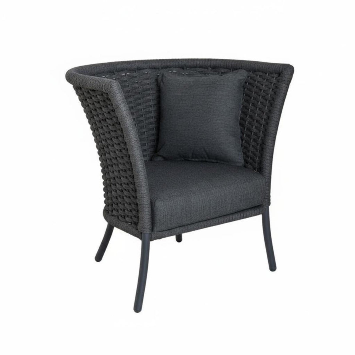 3 Pieces 3-Piece Woven Seating set sun-resistant 3 Piece Patio Seating Group Padded pads Ergonomic Design for Hotel Owners