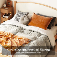 Slim Gap Cabinet Space-Saving Bedroom Furniture Minimalist Design for Homeowners