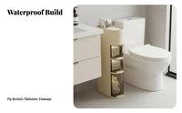 Slim Narrow Space Cabinet Waterproof Narrow Rolling Storage Unitary Space-Saving
