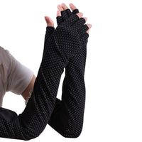 Women's Summer UV Protection Fingerless Driving Arm Sleeves