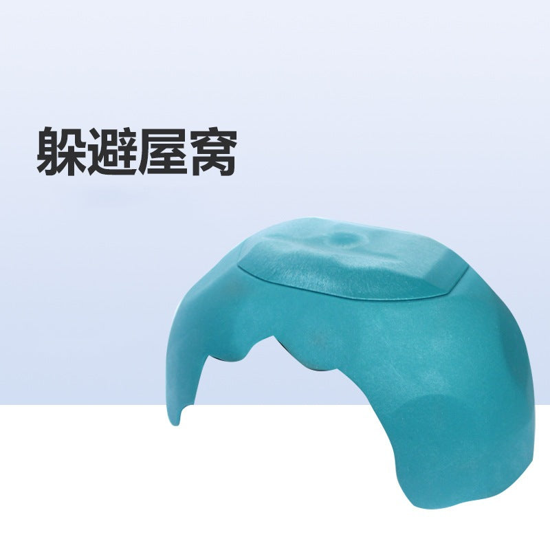 Nomo Reptile Humidifying Hideaway Cave with Ceramic Basin for Tortoises