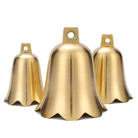 Large Octagonal Brass Wind Chime Temple Bell