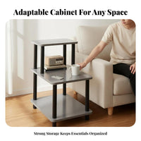 C-Shaped Rolling Table Space-Saving Sofa Desk Modern Design for Students, Adults