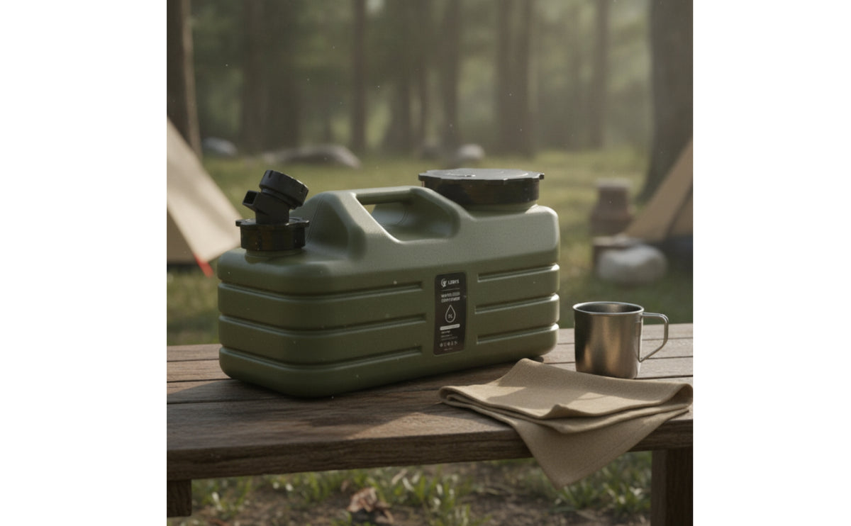 Water Jug with Spigot Compact Water Container with Easy-to-Use Spigot to Clean for Campers, Outdoor Activities