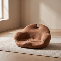 Meditation Cushion Ergonomic Floor Cushion with Backrest Posture-Supporting Cushioned Mat for Meditators