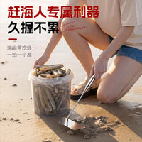 海边赶海必备 不锈钢挖蛏锄头 高强度防锈握感舒适挖竹节蛏神器