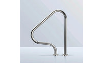 Stainless Steel Pool Handrail Rustproof Swimming Pool Handrail Sturdy Easy Installation for Elderly