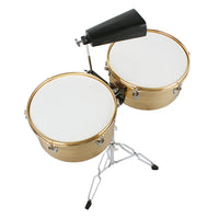 13/14 Inch Steel Timbales Drum for Adults with Three Color Options