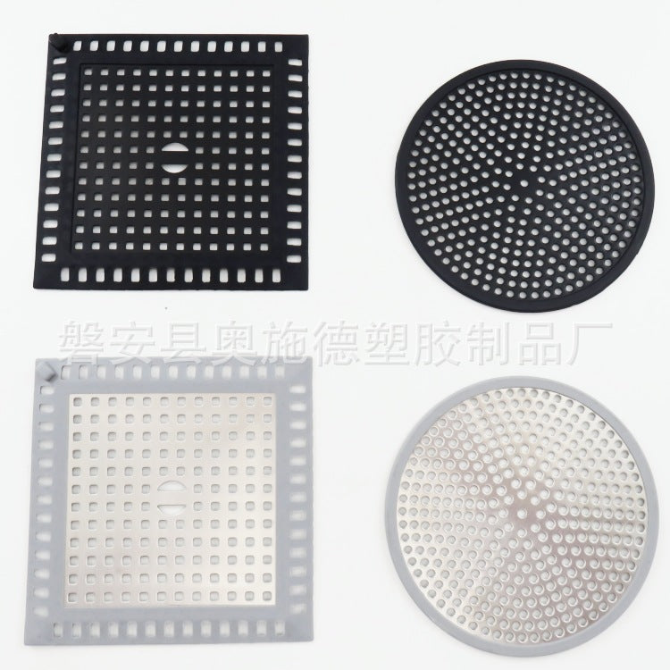 Stainless Steel Floor Drain Cover with Hair Catcher