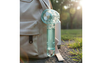 Transparent Handheld Fan Portable Personal Item Quiet Cooling Appliance for Desk