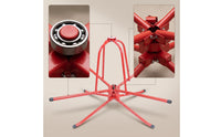 Rotating Underfloor Heating Pipe Dispenser Long-Lasting Pipe Dispenser with Foldable Frame Strong Free-Standing for Installers