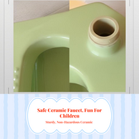 Cartoon Elephant Ceramic Faucet for Kids Bathroom