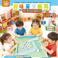 English Mahjong Educational Card Game for Kids