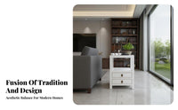 Chinese design Storage Cabinet Antique Finish Bedside Drawer Unit Multi-Functional adaptable Use for Interior Decorators