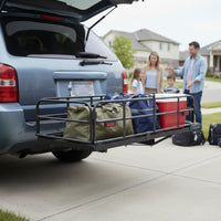put up Mount Cargo Rack Mesh Floor Trailer put up Cargo Carrier Raised Frame