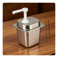 Jam Dispenser Pump Easy to Clean Syrup Dispenser Pump Removable Design for Cafe
