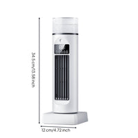 Tabletop Bladeless Column Fan Humidifying Column Fan Safe Design