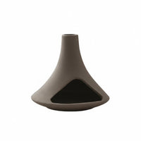 Heat Resistant Palo Sacred Holder Minimalist Design Ceramic Sage Burner Terracotta Incense Chimney for Meditation Practitioners, Spa, Altar