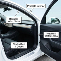 Car Door Soundproofing Seal Strip, Car Door Seal Automotive, Car Door Seal Preve #variant:Water Channel Large D-Type