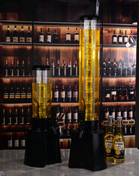 酒吧专用酒炮扎啤炮3升白色酒炮桶创意发光商用啤酒桶网红可乐桶