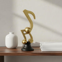 Music Note Sculpture Artistic Treble Clef Sculpture Elegant
