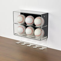 Acrylic Baseball Storage Box for Balls and Bats Transparent Display Case