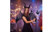 Glittery Winged Creature Costume Set Glittery Winged Creature Wings and Ears Headband Set Comfortable Accessory Sturdy for Children, Stage Performances