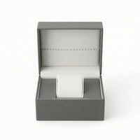 Single Watch Box Leatherette Watch Box with Cushion Soft-Lined for Gift Givers