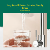 Faucet Aerator, 360° Rotatable Water-Saving Sink Extender