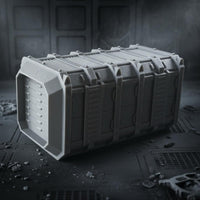 Futuristic-Fi Shipping Container Model Stackable Modular Terrain Kit Immersive