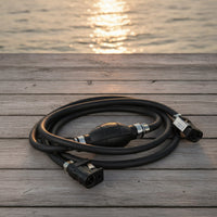 Marine Outboard Fuel Line with Primer Bulb 8 Mm Fuel Line Assembly with Primer Bulb for Boat Owners