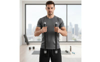 Fitness Training Ropes Exercise Ropes with Rubber Handles Non-Slip Training Cord with Rubber Handles for Home Gym
