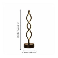 Spiral LED Table Lamp Energy Saving Spiral LED Lamp 3 Color Temperatures for Bar