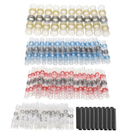 400pcs Solder Ring Set Heat Shrink Tubing Wire Connectors Waterproof Crimp Terminals