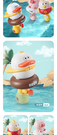 Cartoon Mini Duck Water Gun Toy for Kids - Small Squirt Gun
