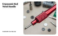 5 Point Pointed Screwdriver Long-Lasting Steel Construction 5 Prong Screwdriver for Watchmakers