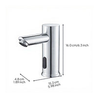 Touchless stainless steel faucet