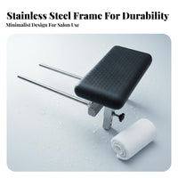 Adjustable Shampoo Headrest Ergonomic U-Frame Neck Rest Enhanced Comfort Hair Washing Bed Support for Massage Therapists, Barbershop, Spas