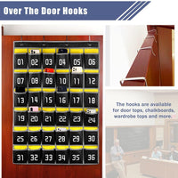 36-Pocket Wall Hanging Organizer for Classroom Storage