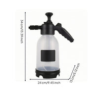 Handheld Pump Dispenser Manual Dispenser with Side Grip for Household Cleaning
