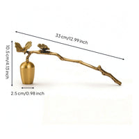 Ginkgo Leaf Candle Snuffer Botanical Brass Candle Snuffer Vintage-Inspired