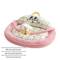 Pet Bed, Cozy Dog & Cat Sofa, All-Season Comfort