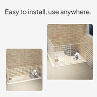 Pet Playpen Indoor Fence with Adjustable DIY Panels