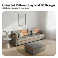 corner sectionald Sectional pet-resistant Resistant adjustableable Sectional with Storage Modern Design Sofa for Pet Owners, residents, Home, Lounge Area, Office