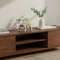 Resin Elephant Figurine Ornate Elephant Figurine Modern Elegant Design