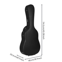 Acoustic Guitar Case with Accessory Compartment Backpack Straps Acoustic Guitar Bag Stable Support Musical Equipment Storage for Travel