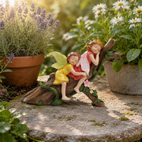 Sleeping Flower Fairy Figurine Indoor Outdoor Use Sleeping Fairy Statue