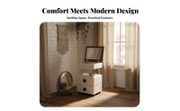 raiseTop Makeup Table Height-Adjustable Bedroom Furniture Multifunctional Space-Saving for Students, Apartment
