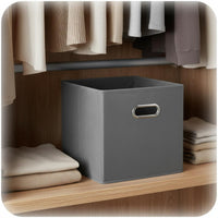 2 Pieces Dustproof Storage Box Space Saving Foldable Storage Bin Multi Purpose