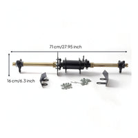 Rear Axle Assembly Kit Reinforced Go Karts Rear Axle Kit Complete for Builders, Mechanics